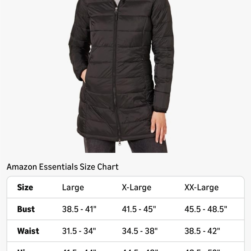 Amazon Essentials Black Quilted Jacket - image 6